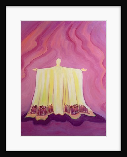 The prayer of Jesus in the Mass is like a tent that shelters and protects us in the desert of daily struggles and temptations, 2001 by Elizabeth Wang