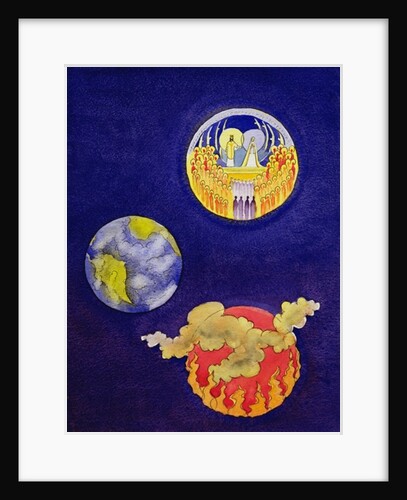Through the mercy of Christ we hope to reach Heaven and avoid Hell, 2005 by Elizabeth Wang