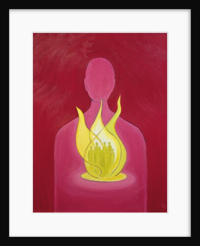 With God's love we can help and pray for those we carry in our hearts, 2000 by Elizabeth Wang