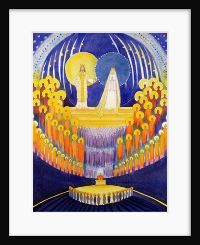 The Coronation of the Virgin Mary and the Glory of all the Saints, 2003 by Elizabeth Wang