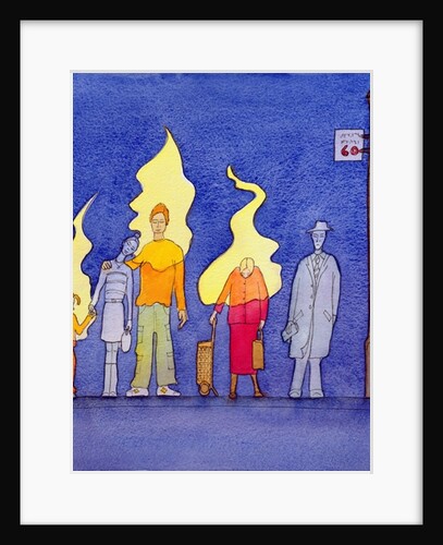 The Spirit of Christ lives within those who accept Him with faith and love, 2002 by Elizabeth Wang