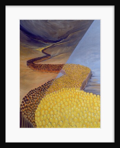 God's Holy People stretch like a river from ancient times to our own day, 2001 by Elizabeth Wang