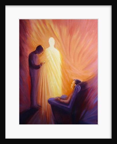 Jesus Christ comes to us in Holy Communion when we are sick or housebound, 2001 by Elizabeth Wang