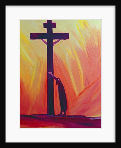 If our sufferings make it hard to pray we can simply lean on the Cross, close to Christ, resting in Him, and patiently endure our difficulties, 2000 by Elizabeth Wang