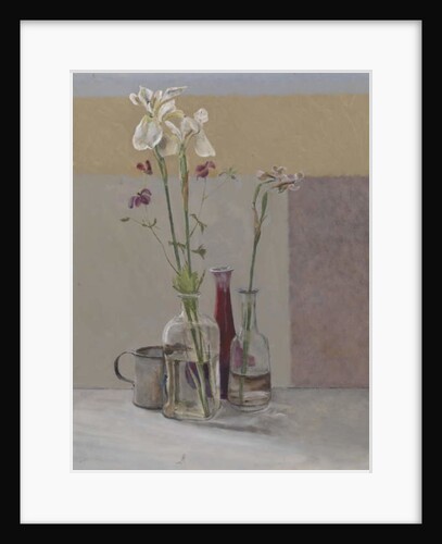 Tall White Irises, 2009 by William Packer
