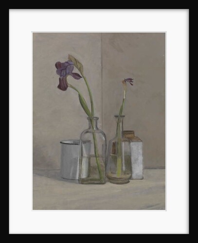 Irises White Cans, 2006 by William Packer
