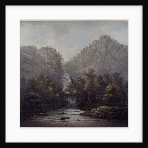 Lodore Waterfall, Westmoreland, 1785 by Joseph Farington