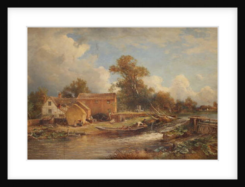Forge Mill, River Tame, 1888 by David Bates
