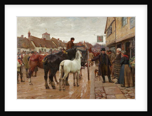 Market Day, 1907 by William Frank Calderon