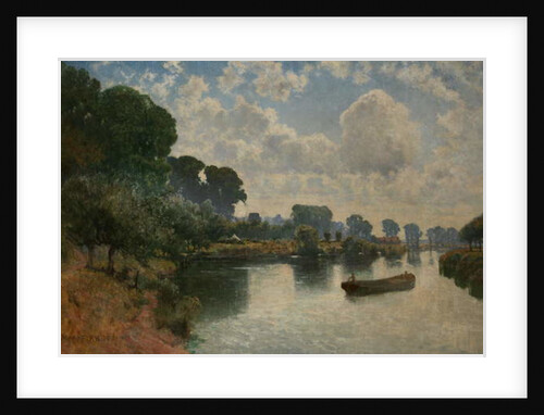 Kepax Ferry, Worcester, c.1900 by Walter Alfred Firkins