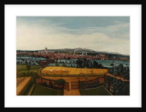 A Prospect of Worcester from the East, c.1750 by John I Harris