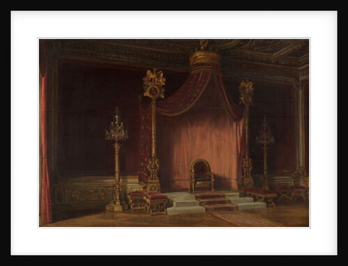 The Throne of Napolean, Palace of Fontainebleau, 1888 by John Haynes-Williams