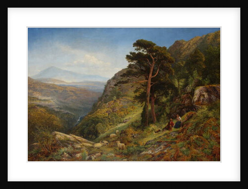 On the Hills above Betws-y-Coed, Wales by Benjamin Williams Leader
