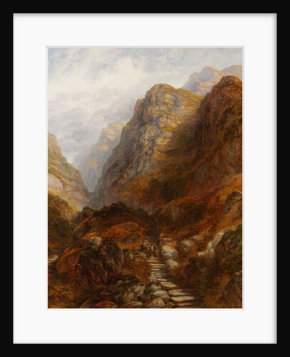 The Roman Steps near Barmouth, Wales by Henry Harris Lines