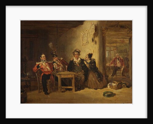 Taking the King's Shilling by Henry Liverseege
