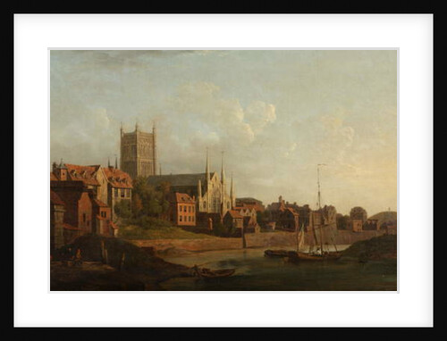 Worcester from the Severn, c.1760 by William Marlow