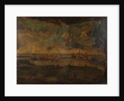 View of Worcester, c.1740 by Unknown artist