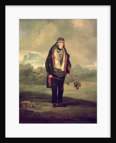 Caddie Willie at Bruntsfield, Edinburgh, 1824 by C.H Robertson