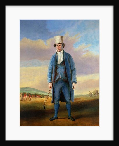 `Old Alick`, Alick Brotherton the Holemaker of Royal Blackheath Golf Club, c.1835 by R.S.E Gallen