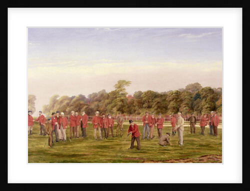 Golf at Blackheath, 1875 by Francis Powell