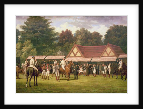 Polo at Hurlingham, 1890 by Henry Jamyn Brooks
