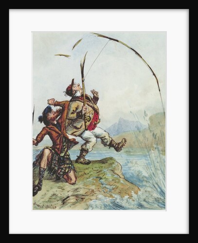 Mr Lovejoy's Holiday Trip to the Highlands Salmon Trout Fishing by Ernest Henry Griset