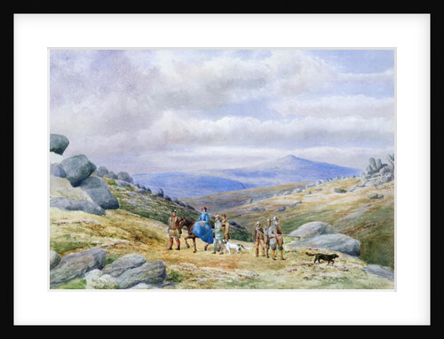 A Shooting Party in the Highlands, 1868 by School Scottish