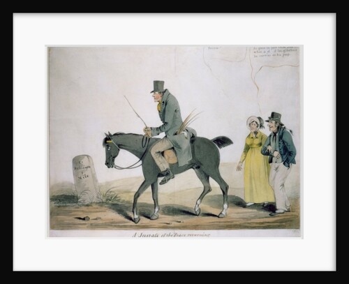 A Justass of the Peace Returning from Sessions by Henry William Bunbury