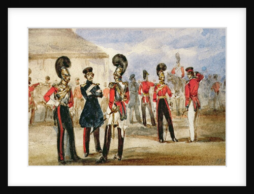 First Life Guards, 1835 by English School