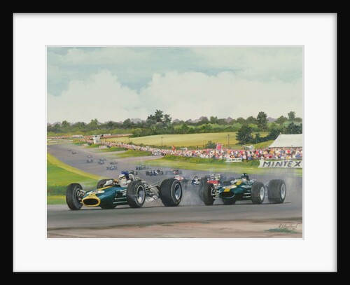The First Lap - 1967, British Grand Prix at Silverstone, 1986 by Richard Wheatland