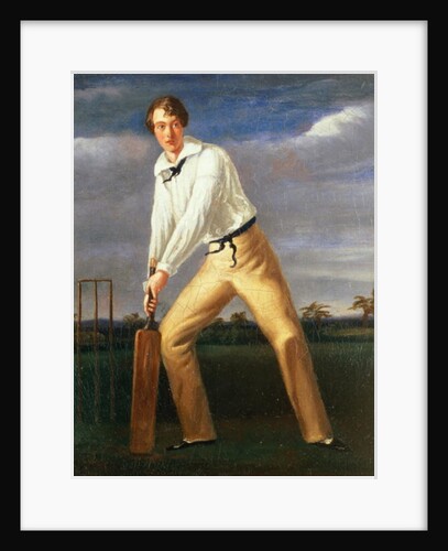 Portrait of a Young Cricketer, c.1816 by English School
