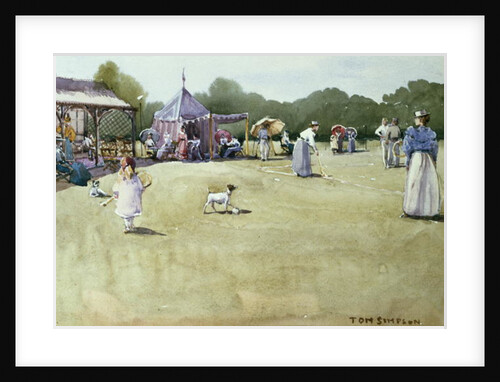The Tennis Party by Tom Simpson