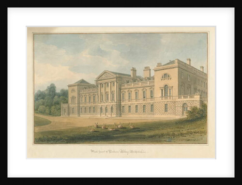 Bedfordshire - Woburn Abbey, 1824 by John Buckler