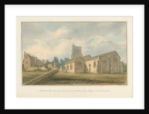Buckinghamshire - Chenies Church and Remains of the Manor House , 1824 by John Buckler