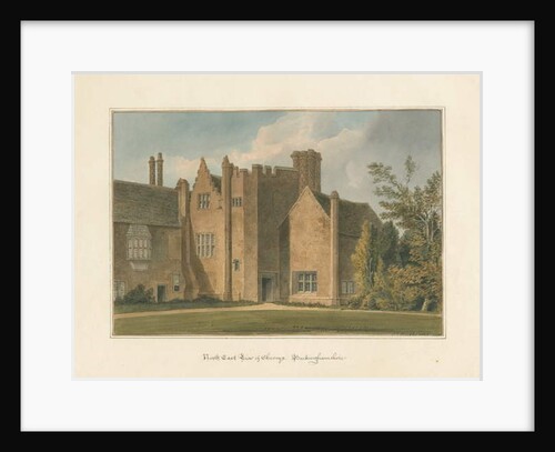 Buckinghamshire - Chenies Hall, 1823 by John Chessell Buckler