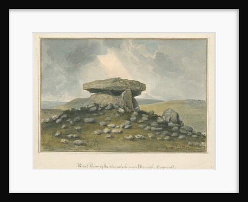 Cornwall - Morvah - 'The Cromlech', 1821 by John Buckler