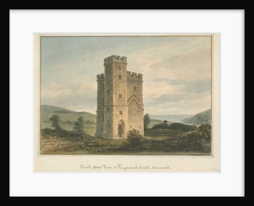 Cornwall - Pengersick Castle, 1821 by John Buckler