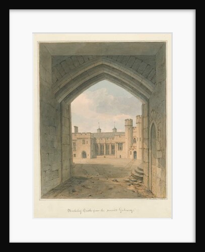 Gloucestershire - Berkeley Castle, 1823 by John Buckler