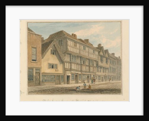 Gloucestershire - Bishop Cooper's House, 1821 by John Chessell Buckler