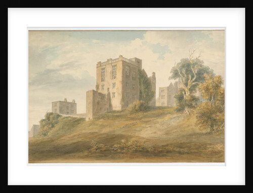 Derbyshire - Hardwick Hall [Old] - Remains, 1813 by John Buckler