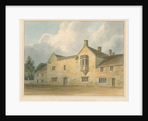 Dorset - Sherborne - The Abbot's See, 1802 by John Buckler