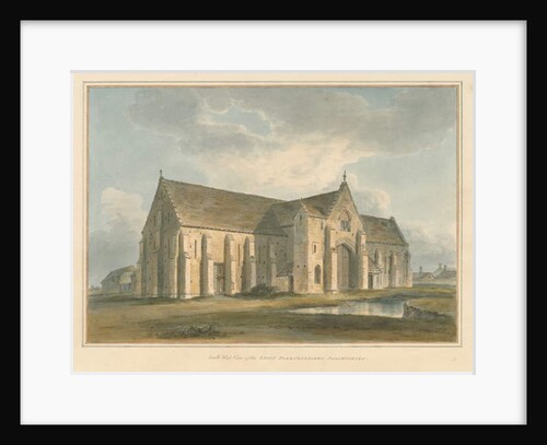 Dorset - Sherborne - The Abbey Barn, 1802 by John Buckler