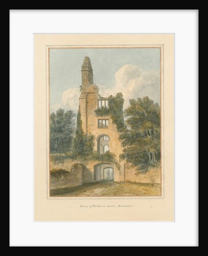 Dorset - Sherborne - Ruins of Castle, 1802 by John Buckler