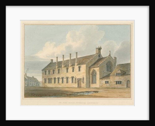 Dorset - Sherborne - The Alms House, 1802 by John Buckler