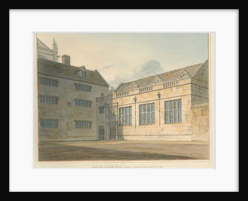 Dorset - Sherborne - The King's School, 1802 by John Buckler