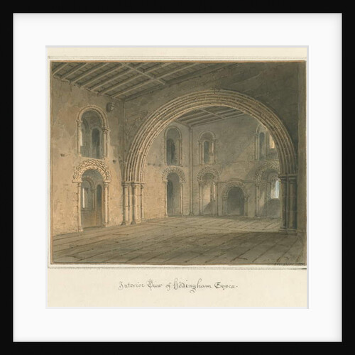 Essex - Hedingham [Castle] - Interior, 1827 by John Buckler
