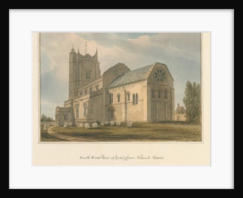 Essex - Hedingham Church, 1818 by John Buckler