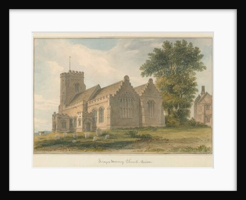 Essex - Layer Marney Church, 1825 by John Buckler
