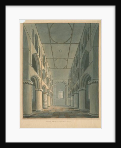 Essex - Waltham Abbey - Interior, 1802 by John Buckler
