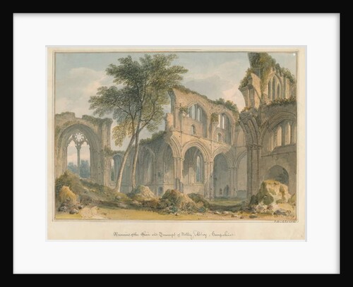 Hampshire - Netley Abbey - Remains, 1823 by John Buckler